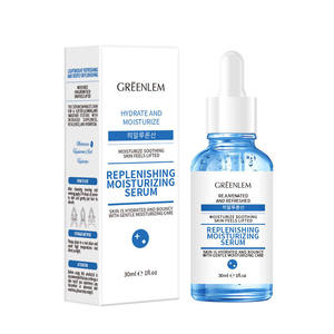 Sérum hydratant à l'acide hyaluronique 72H, hydratation intense, soin du visage bleu pour usage domestique, 30 ml, soin des peaux déshydratées et sèches - Product Image 1
