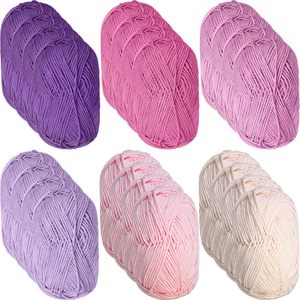 Hilo de Algodón para Crochet, Popular en el Mercado Europeo, 100% Algodón, Teñido Ecológicamente para Bebés - Product Image 1