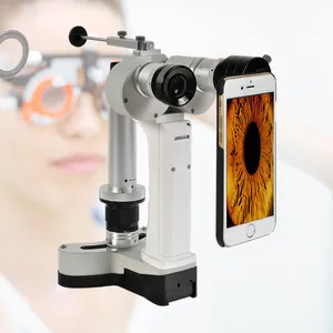 Lampada a fessura portatile professionale per oftalmologia digitale 10X 16X per umani e veterinari