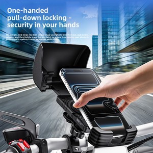 Support de téléphone <span class=keywords><strong>pour</strong></span> vélo/moto électrique - Compatible avec le casque, étanche, <span class=keywords><strong>pliable</strong></span>, réglable, léger - Product Image 4