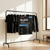 Feuilles de teinture noire pour vêtements, rehausseur de couleur noir, 15 feuilles de tissu, restaure la couleur noire foncée, feuilles de lavage pour vêtements
