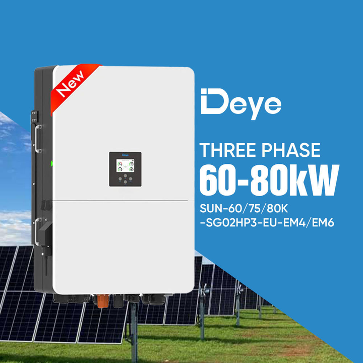 Deye Solar Three-phase Hybrid Inverter 80KW 70KW off Grid Solar Power ...