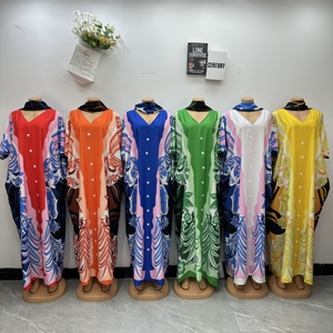เสื้อผ้าวินเทจฤดูร้อนขายส่งสำหรับเสื้อผ้าในแอฟริกาใต้ เสื้อผ้าสำหรับเดรสหลวมไซส์ใหญ่ ชุดราตรีแอฟริกา - Product Image 6