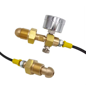 สายลมทองเหลือง Zimakyfa G5/8 RH สำหรับถังอาร์กอน แรงดันสูง 250 บาร์/3500PSI สีดำ+ทอง สำหรับ BS341 ขนาด 3 - Product Image 3