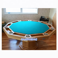 Personnalisation de la table de poker de luxe avec table montante et descendante disponible pour les jeux de société multiples