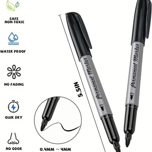 Marqueur effaçable à sec pour tableau blanc noir, certifié EN71 CPC, effaçable à sec, en promotion - Product Image 3