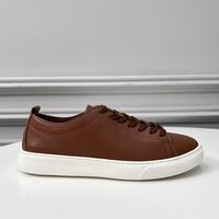 Chaussures de skate décontractées pour hommes, style luxe, artisanat original, en cuir véritable, à lacets, baskets quotidiennes, chaussures plates toutes saisons, artisanat original