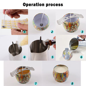 Créez votre propre bougie aromathérapie parfum cire de soja boîtes de bougie bricolage <span class=keywords><strong>kit</strong></span> de fabrication de <span class=keywords><strong>bougies</strong></span> - Product Image 3