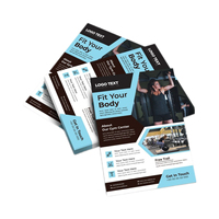 Flyers en papier d'art de qualité supérieure, laminés, couleur pleine, imprimés sur mesure, dépliants promotionnels pour la publicité et le marketing, impression numérique
