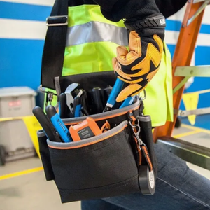 กระเป๋าคาดเอวช่างไม้แบบผ้าใบอเนกประสงค์สำหรับใส่อุปกรณ์ซ่อมบำรุง - Product Image 4