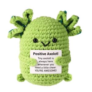 ตุ๊กตาถักนิตติ้งขนาดเล็กขายส่งพร้อมการ์ดที่น่าสนใจสำหรับบรรเทาความเครียดของขวัญวันเกิดและของตกแต่ง - Product Image 1