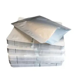 用于食品储存包装的银食品级定制真空热封铝箔食品袋