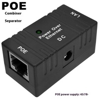 DC Poe Injecteur 12V/48v Synthétiseur Alimentation Sans Fil AP Ethernet Séparateur Réseau Commutateurs 5-48V Tension D'entrée pour CAMÉRA