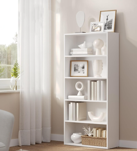 5-Tier Bookcase <strong>Book</strong> <strong>Shelf</strong> <strong>Open</strong> Storage <strong>Shelf</strong> 9.4 X 23.6 X 52.8 Inches for Living Room Home Office Dinning Room - Product Image 1
