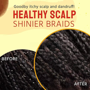 Nuestra propia marca de crema hidratante natural suaviza el miedo a la distorsión Loc y el aceite trenzado para el crecimiento del cabello Producto de tratamiento del cabello - Product Image 5