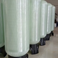 Réservoir haute pression intégré en fibre de verre FRP de qualité commerciale |   Réservoir de stockage d'eau par osmose inverse industrielle