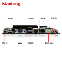Carte mère Maxtang ddr3 avec processeur cpu J1900 2.0GHz quad core carte mère d'ordinateur portable pare-feu serveur avec processeur