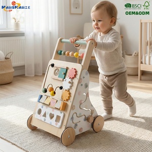 Nuevo Diseño, Andador de Equilibrio Multifuncional de Madera <span class=keywords><strong>Montessori</strong></span>, Ajustable en Altura, Juguete Educativo para Bebés de 0 a <span class=keywords><strong>3</strong></span> Años - Product Image 1