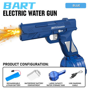 Pistola ad Acqua Elettrica Automatica in Plastica con Pompa Potente, Giocattolo Spruzzatore d'Acqua a Prova di Perdite con Luce - Product Image 5