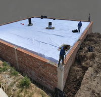 Réservoir de rétention des eaux usées pour allées de stationnement résidentielles de 60 tonnes / Module d'atténuation / Systèmes de fosses de drainage