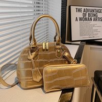 Vente en gros de loisirs de luxe 2 pièces Messenger Bag 2023 Ensemble de sacs à main de dernière conception en cuir tendance pour femmes