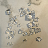 Pierres, gemmes et cristaux acryliques effet glace pilée, brillants et transparents, pour remplissage de vases, aquariums, décoration de table et présentation DIY
