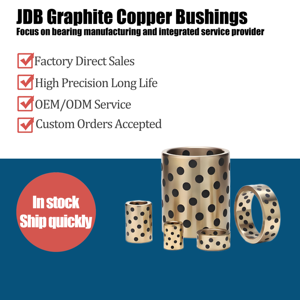 جلبة برونزية ذاتية التشحيم JM1-15 JM3-15 JM5-15 بدون زيت للقوالب والمركبات - Product Image 2