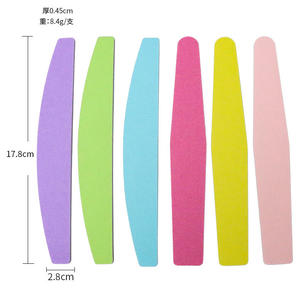 Bande de polissage pour ongles en éponge EVA Dopamine Colorée, double face, outil pour nail art, bande de manucure - Product Image 5