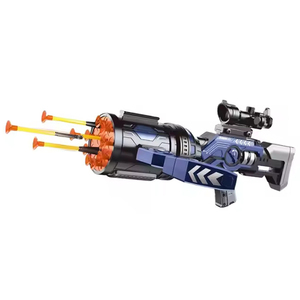 Juguete de ballesta eléctrica de 12 disparos con dardos de espuma suave y alcance de aumento <span class=keywords><strong>4X</strong></span>, lanzador de dardos de espuma, divertido juego de disparos al aire libre para niños - Product Image 2