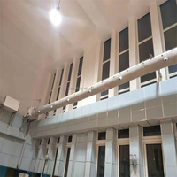 Style de conception industrielle Système de distribution d'air en PVC ignifuge Conduit d'isolation flexible sans courant d'air Gymnase chaussette textile