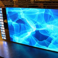 Cabina de feria comercial Alquiler interior P1.953 GOB Fine Pixel Pitch Pantalla LED Portátil 6m X 3M Soporte modular 8K
