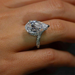 Anello a Forma di Goccia a V per Dito Indice da Donna - Product Image 2