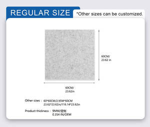 Panneau <span class=keywords><strong>mural</strong></span> en feutre épaissi auto-adhésif - Panneau <span class=keywords><strong>mural</strong></span> <span class=keywords><strong>acoustique</strong></span> insonorisant, résistant <span class=keywords><strong>à</strong></span> l'humidité et <span class=keywords><strong>à</strong></span> l'usure pour home cinéma - Product Image 3