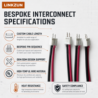 Câble de commutation UL3266 22AWG 3 broches SAN2.0, faisceau de câblage étamé personnalisé avec connecteur pour mixeur et appareils électroménagers