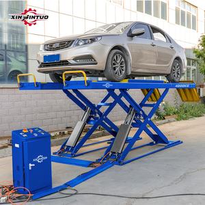 Xinjo mesin pengangkat mobil gunting Platform besar <span class=keywords><strong>Auto</strong></span> digunakan untuk pengangkat mobil pelurus roda - Product Image 4