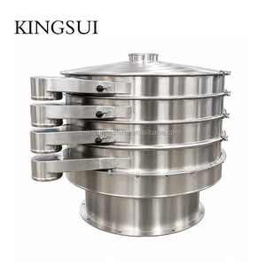 เครื่องกรองอาหารสัตว์เกรดอาหาร เครื่องร่อนผงโปรตีน เครื่องกรองสารเติมแต่งอาหาร ตะแกรงสั่นแบบหมุน - Product Image 2