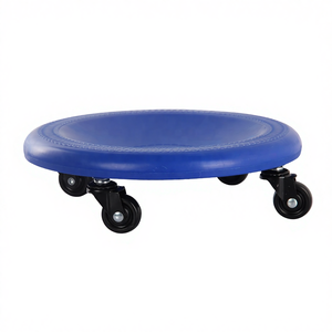 Rouleau d'entraînement abdominal Rising Fitness en ABS plaqué PVC <span class=keywords><strong>pour</strong></span> la maison et la salle de sport – Idéal <span class=keywords><strong>pour</strong></span> les exercices de renforcement du tronc et des abdominaux - Product Image 5