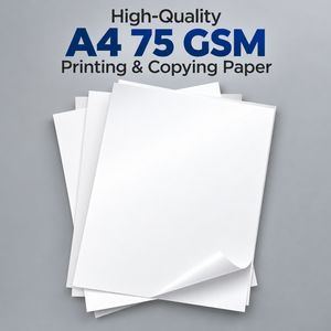 Papel de Copia A4 75 GSM Blanco HVS para Impresión, Uso en Oficina, Escuela, Negocios, Comercial y Profesional - Product Image 1