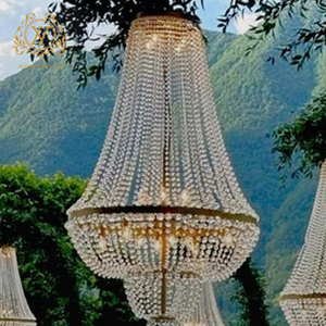Elegante Lampadario a Sospensione Novità Decorazione da Soffitto per Matrimoni Lampadario Creativo in Cristallo per Eventi Nuziali e Decorazioni per Feste - Product Image 2