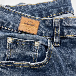 Chất lượng cao tùy chỉnh có thể giặt logo dập nổi may trên PU da nhãn tag vá cho denim jean áo khoác - Product Image 5