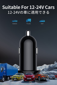 Chargeur de voiture mini TKT USB Type-C, chargeur rapide 15W, double port, charge rapide PD, chargeurs de voiture pour téléphone, fourniture d'usine - Product Image 3