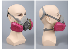 6200 + 60926 Silicone tự thở đôi lọc mặt nạ khí nửa mặt với Kính bảo hộ và mặt nạ an toàn một nửa - Product Image 3