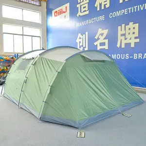 6-8 Person Glamping Large High Quality Tents Portable Waterproof Tunnel Tent For Outdoor Camping
