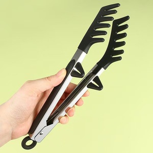 Spaghetti Tongs 25.5cm <b>Silicone</b> Kitchen Pasta <b>Tool</b> For Noodle BBQ Outdoor Use - Product Image 1