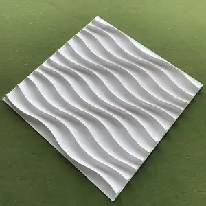 Di lusso interni decorativi 3d pannello di parete in bagno di plastica carta da parati impermeabile