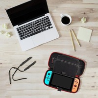 Étui de transport pour nintendo switch, pochette de protection portable noire pour jeu de voyage