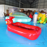 Sports nautiques jouets aquatiques gonflable dragon flotteur bateau chinois gonflable dragon bateau