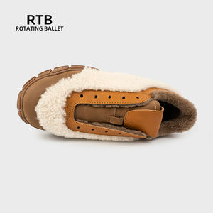 Зимние противоскользящие зимние ботинки из овечьей шерсти - Product Image 5