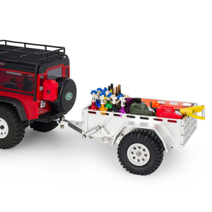 Remorque RC en aluminium <span class=keywords><strong>1</strong></span>/<span class=keywords><strong>18</strong></span>, mise à niveau non destructive pour <span class=keywords><strong>TRX4M</strong></span> Land Rover Defender Bronco Crawler - Product Image 5