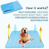 Tapis rafraîchissant de luxe pour chien, coussin rafraîchissant d'été en tissu durable, couverture de canapé extra large, accessoires pour animaux de compagnie